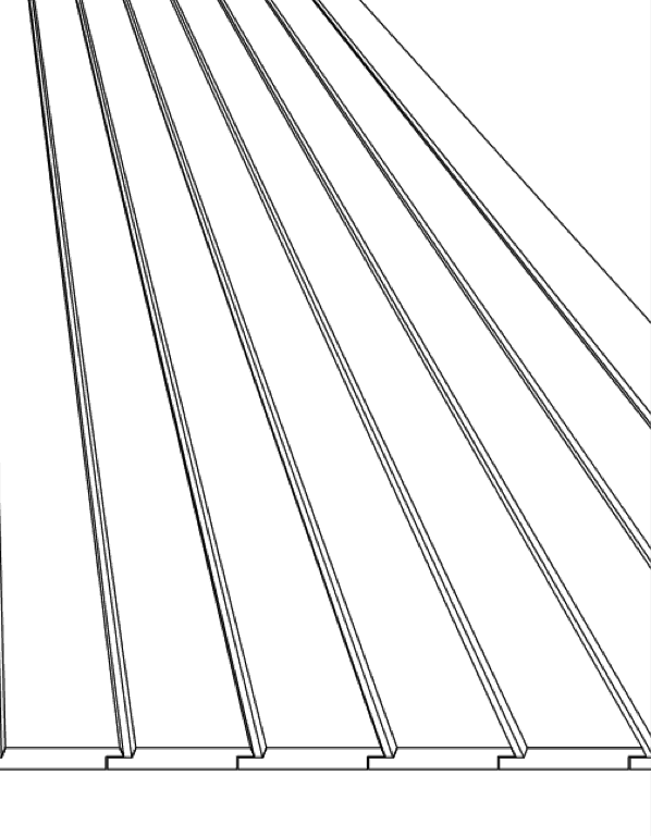 Skiss Spårpanel fasad Skiss Spårpanel fasad